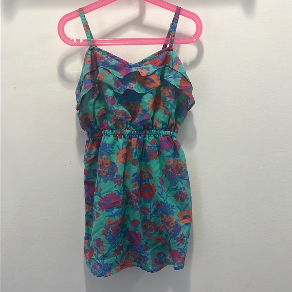 Floral Print Sleeveless Dress